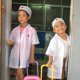 Áo Bác Sĩ Cho Bé. Chất Vải Đẹp