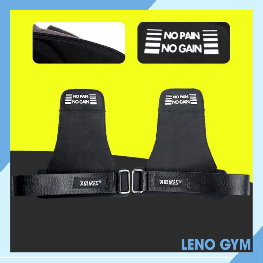 Găng Tay Tập GYM đa năng, hở ngón, nửa bàn chính hãng Aolikes Leno Gym Store