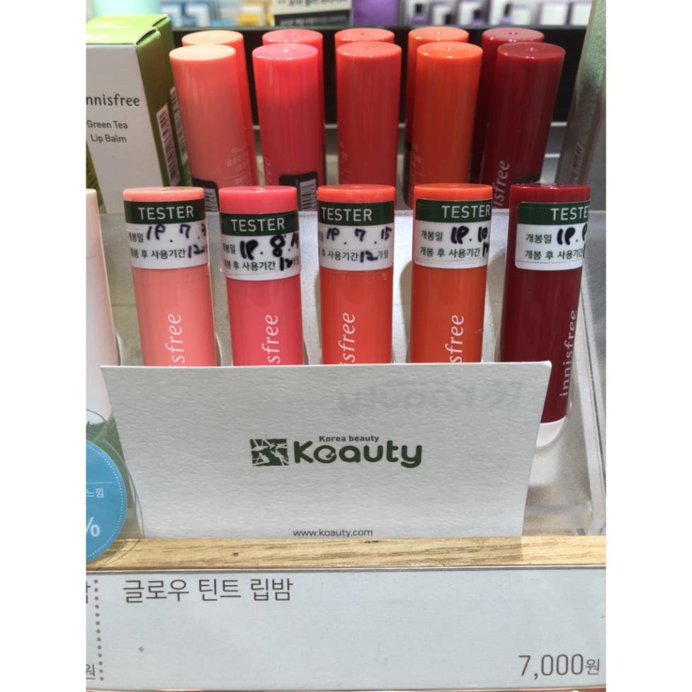 Son dưỡng có màu Innisfree Glow Tint Lip Balm 3.5g !