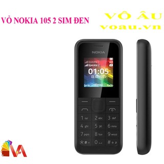 VỎ NOKIA 105 2 SIM MÀU ĐEN