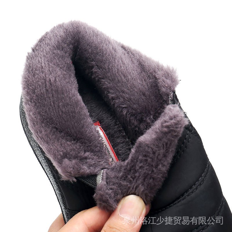 Giày vải cotton chống trượt không thấm nước ấm áp thời trang mùa đông cho nữ
