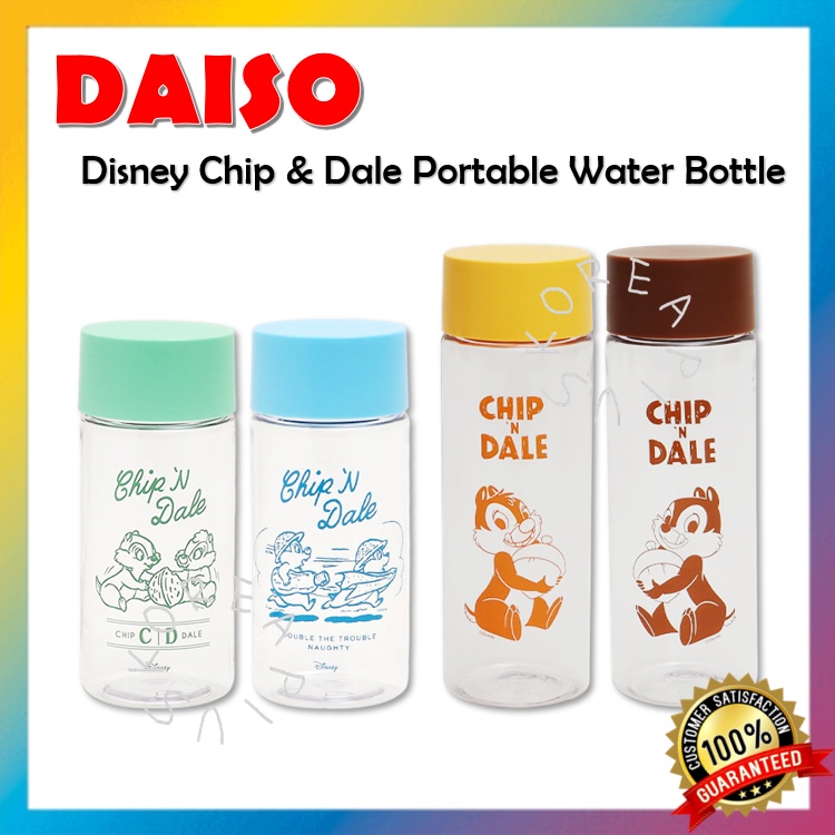 DAISO Bình Đựng Nước 380ml / 500ml Hình chip & dale disney