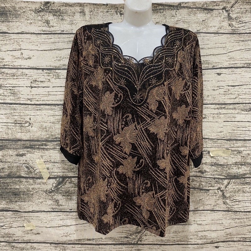 Áo Kiểu Nữ Trung Niên Chất Thun Nhũ Cao Cấp Free size 52-70Kg