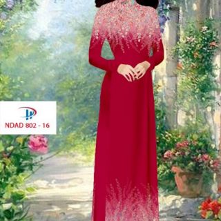 Vải áo dài in 3d lụa nhật