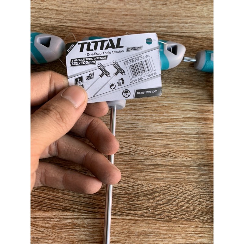 Lục giác bông hoa thị cán chữ T TOTAL T20, T25, T30 | Tay vặn lục giác bông THHW15T201001 THHW15T251001 THHW15T301501