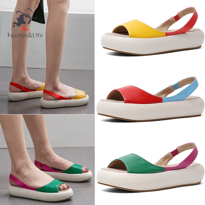 Xăng đan Nữ Quai Ngang Thời Trang Hàn