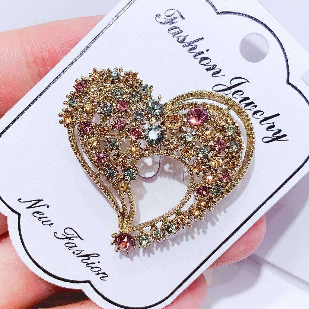 Ghim Cài Áo Hình Chuồn Chuồn Đính Đá Phong Cách Âu Mỹ