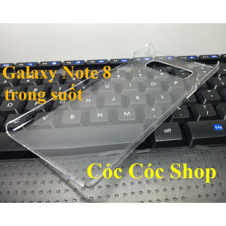 Ốp lưng Sam sung Galaxy Note 8/ S8 / S8 plus nhựa CỨNG TRONG SUỐT/ CỨNG NHÁM MỜ | BigBuy360 - bigbuy360.vn