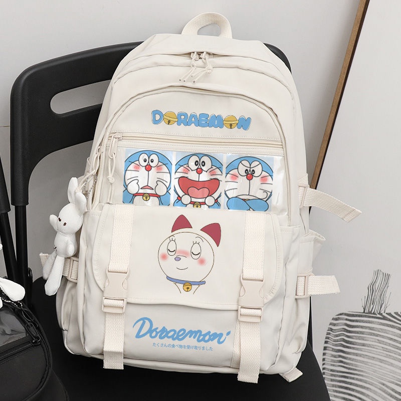 Ba Lô In Hình Doraemon Sức Chứa Lớn Thoáng Khí Chống Thấm Nước Đa Năng Thời Trang Cá Tính Dành Cho Trẻ Em