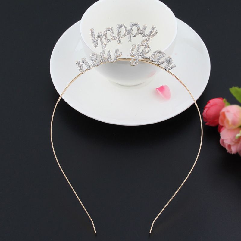 Flgo Băng Đô Cài Tóc Chúc Mừng Năm Mới Cho Bé Gái