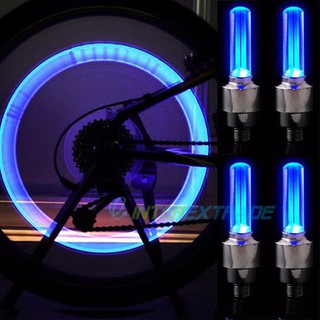 Bộ 2 đèn led gắn van bánh xe đạp, xe máy, xe đạp điện đủ màu ( giá 1 đôi)