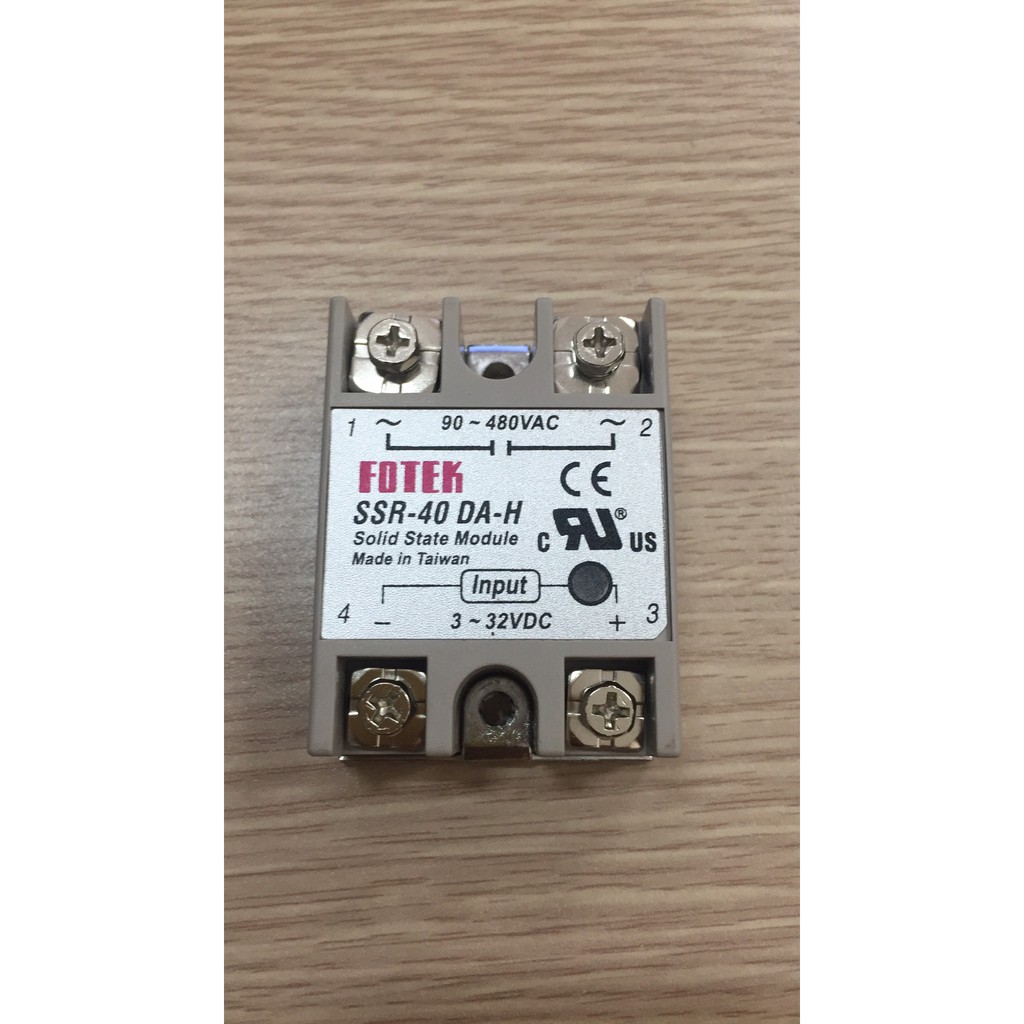 Rơ  le bán dẫn, Solid State Module SSR - 40DA 40VA 40AA  Fotek