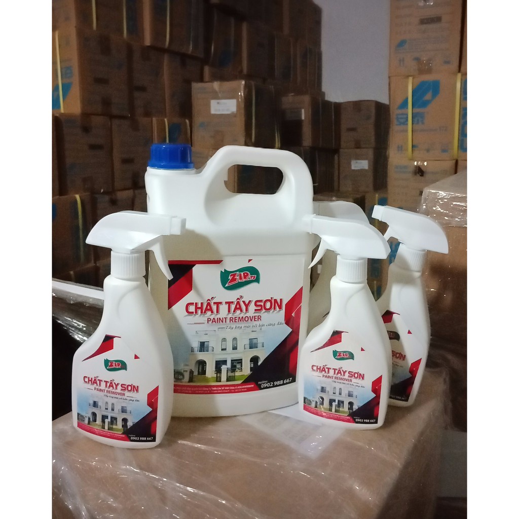 CHẤT TẨY SƠN, BĂNG KEO, CHẤT TẨY XI MĂNG. ZIPPRO 5 LÍT, LÀM SẠCH NHANH, HIỆU QUẢ  trên mặt kim loại,gạch men,đá ...