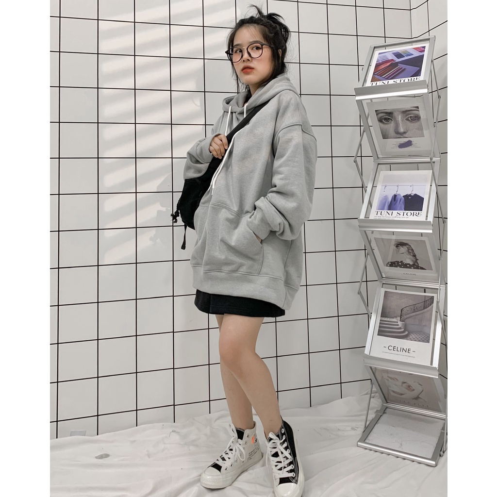 Áo Khoác Hoodie Form Rộng Unisex FIND Vải Nỉ Bông Dày Dặn - Tuni Store | BigBuy360 - bigbuy360.vn