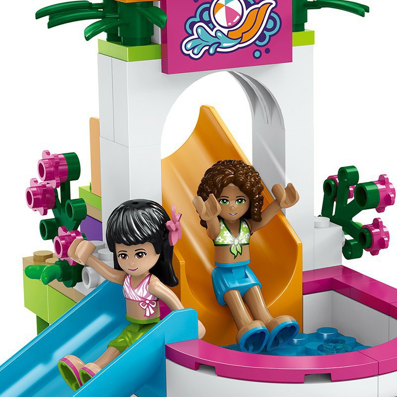 Bộ Lego Con Gái Xếp Hình Friends Biệt Thự Của Andrea & Martina 76008  Lego Cầu Trượt Mùa Hè