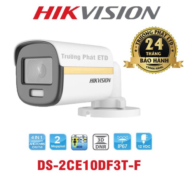 Camera hikvision Ds-2CE10DF3T-F , Camera ColorVu 2mp | WebRaoVat - webraovat.net.vn