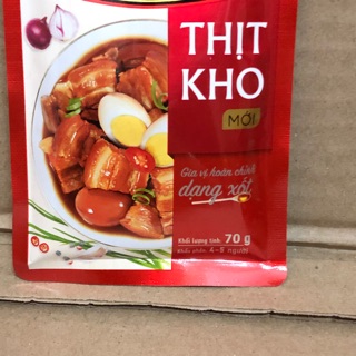 Gia vị Chinsu thịt kho tiêu|trứng