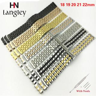 Dây đeo đồng hồ thép không gỉ 18-24mm