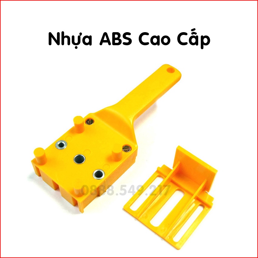 Cữ Khoan Chốt Gỗ ⚡️𝐅𝐑𝐄𝐄𝐒𝐇𝐈𝐏⚡️ Cữ khoan thẳng kèm mũi khoan gỗ 6 8 10mm đầy đủ nhất