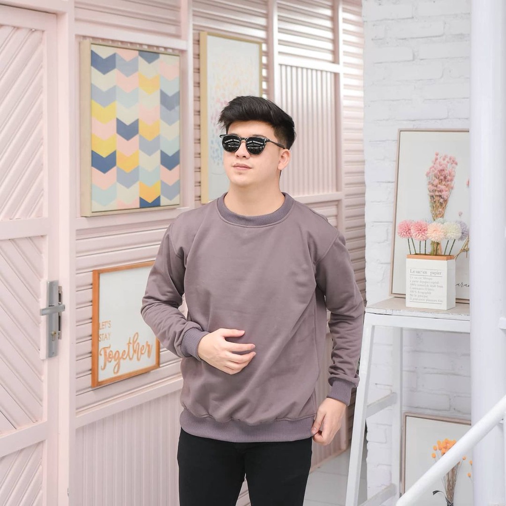 Áo Hoodie Màu Xám Cơ Bản Thời Trang Dành Cho Nam Và Nữ Distro 2021 | BigBuy360 - bigbuy360.vn