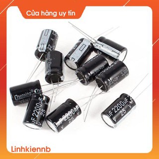 Tụ Hóa 2200uF 25V 13x20MM