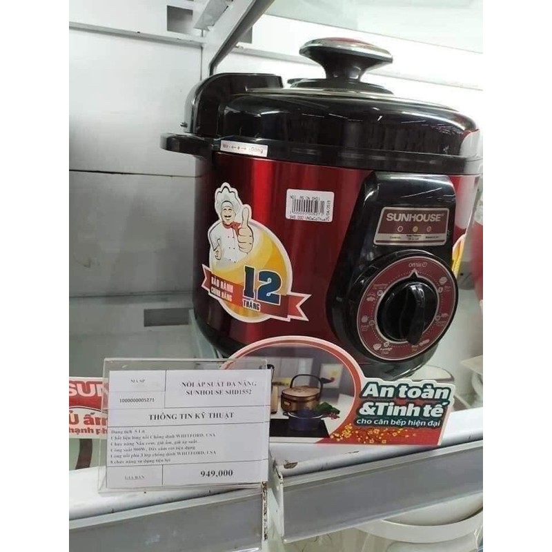 Nồi áp suất Sungouse Sh 1552 5L