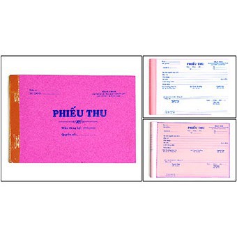 [ VPP Brendo ] - Phiếu chi, thu (2 liên) = 40 bộ/ 1 cuốn