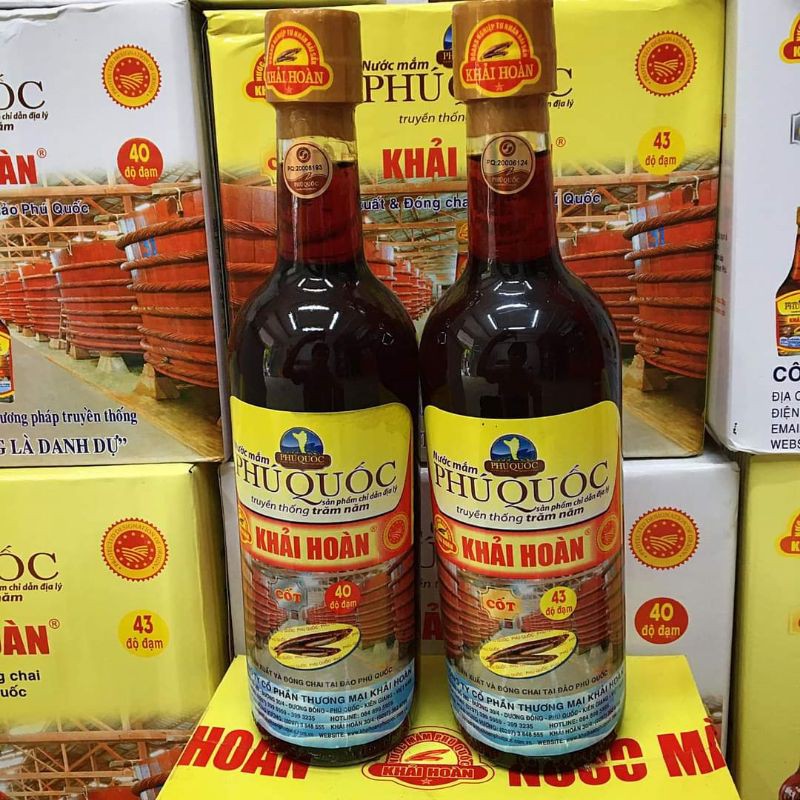 Nước mắm Khải Hoàn 38 độ 520ml