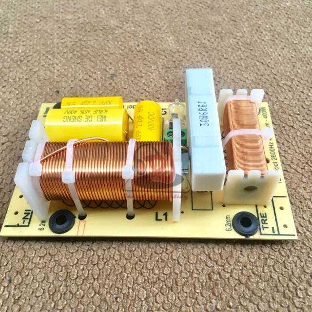 Mạch phân tần loa từ neo array loa full đơn KN 15 loa 1 bass 1 treb neo 01 cái, phân tần loa full đơn kn15