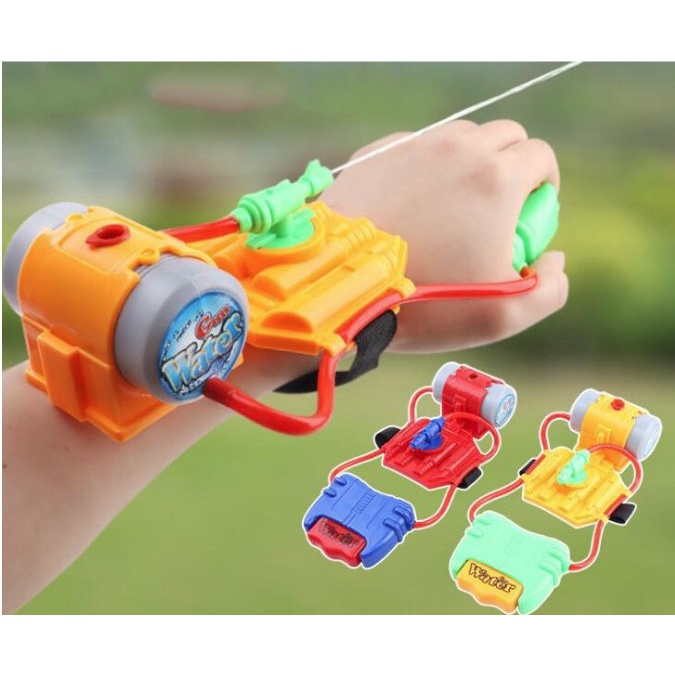 Súng nước đồ chơi đeo tay súng phun nước kiểu máy bắn tơ người nhện đeo tay siêu anh hùng ANDATOY AD990