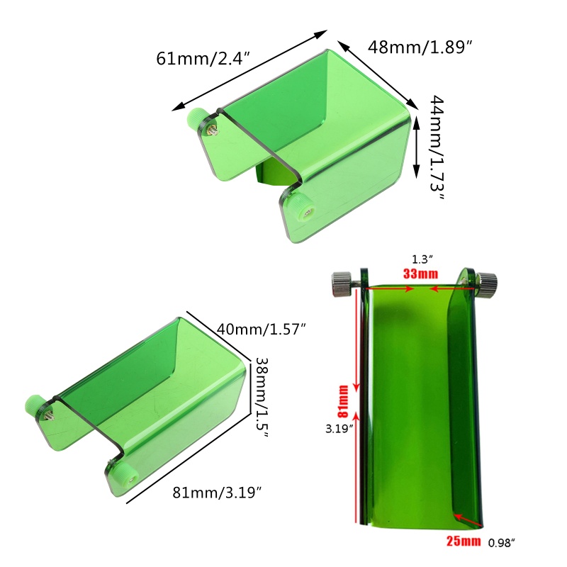 Kính Bảo Hộ 33mm 40mm 60mm 190-540nm Chuyên Dụng Bảo Vệ Mắt