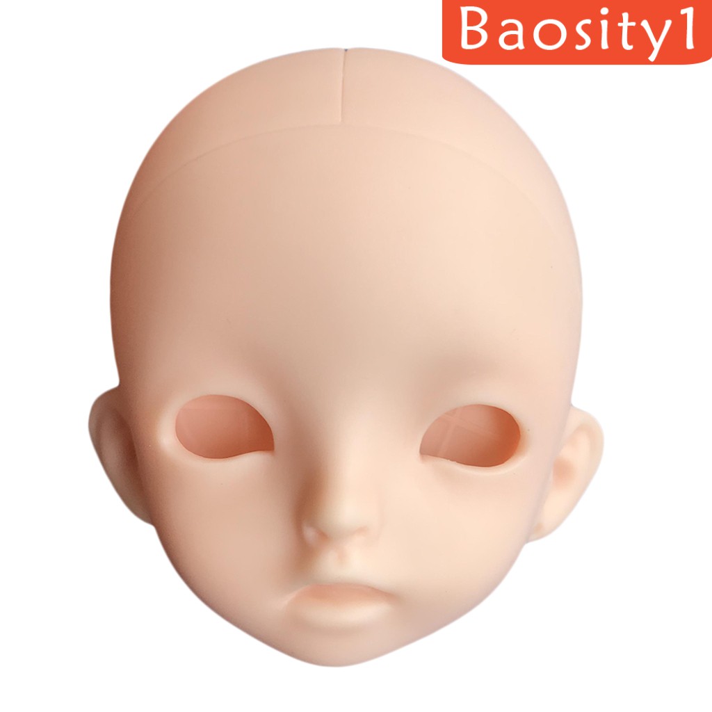 Mô hình đầu búp bê chưa sơn 1 / 6 ob28cm