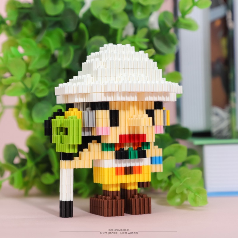 Đồ chơi lắp ráp mô hình BP MART nhân vật Luffy Kakashi trong anime One Piece 3D mini xinh xắn