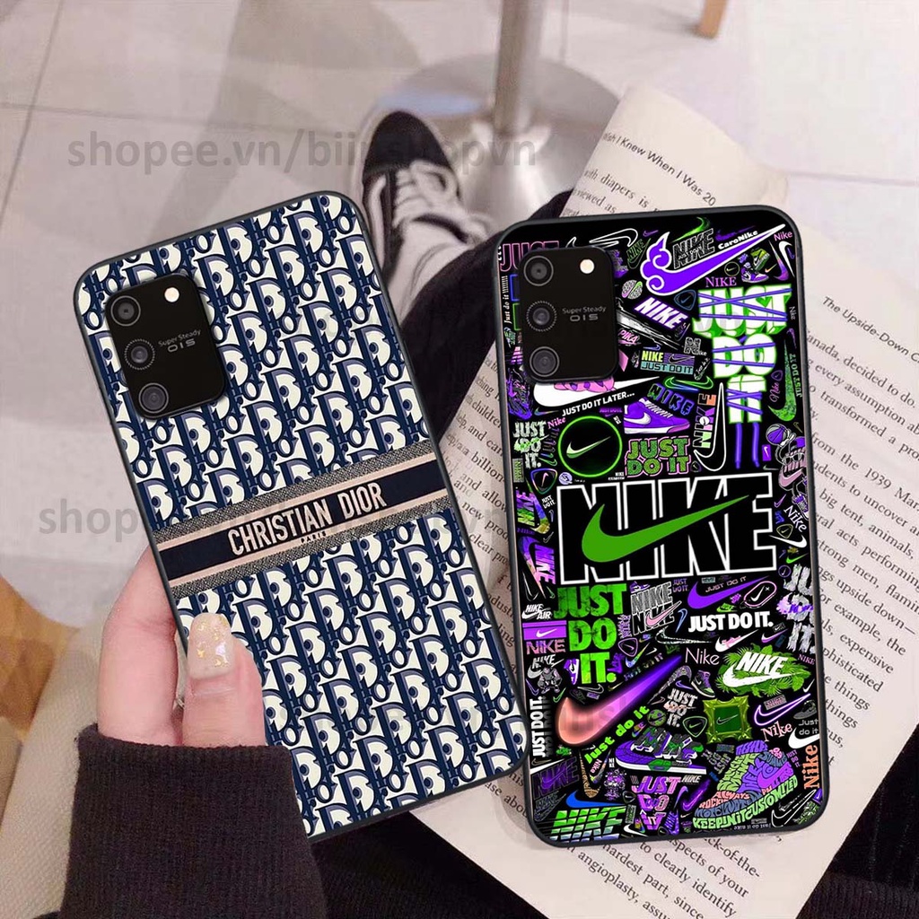 Ốp Samsung S10 Lite in hình thương hiệu nhiều màu sắc thể thao cá tính thời trang