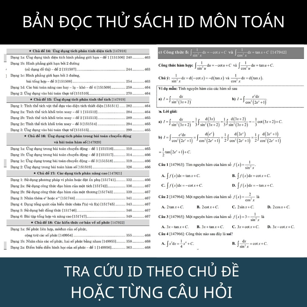 TOÁN 12 - Sách ôn thi THPT QUỐC GIA 2022 MOONBOOK Tự học Tích phân và số phức