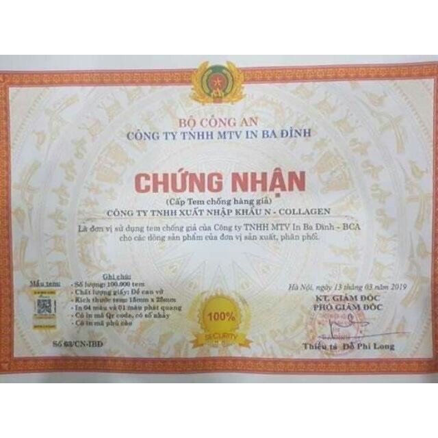 Kem Face  tím Ncolagen