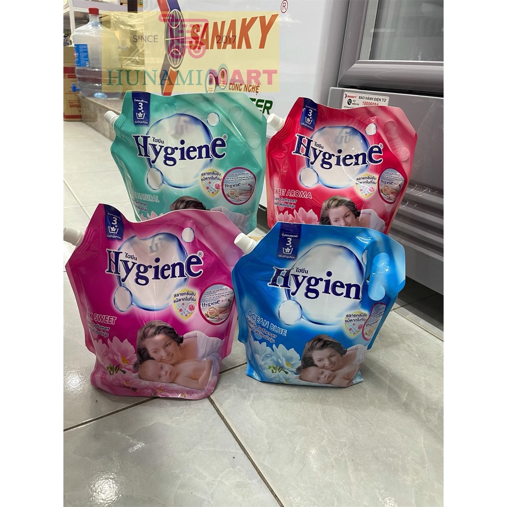 NƯỚC GIẶT HYGIENE EXPERT WASH Can 2800ML - XẢ VẢI HYGIENE TÚI 1800ML