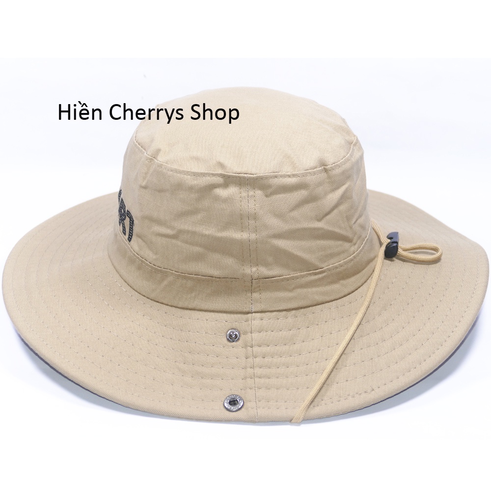 [ Nhiều mẫu ] Nón tai bèo nam vành rộng 8,5 cm thêu chữ SPORT kết hợp vải cotton tốt mềm mại