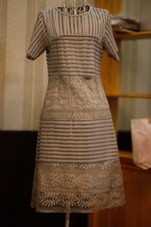 Đầm ren hồng