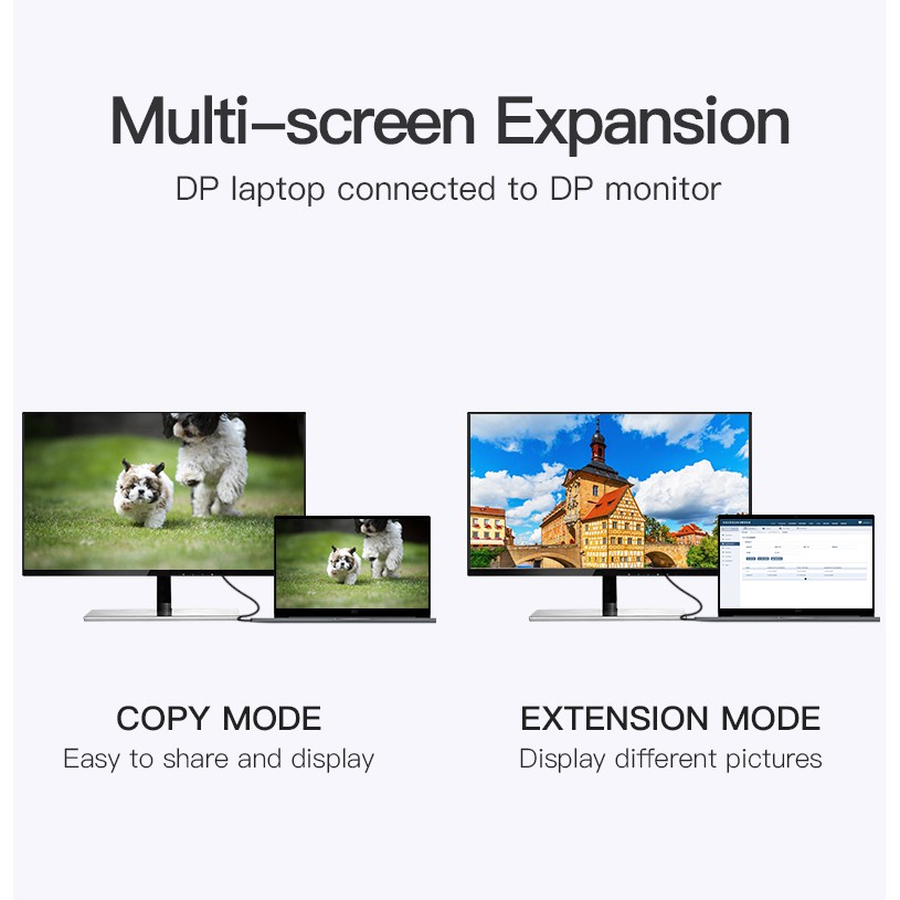VENTION Dây Cáp Cổng Hiển Thị Thông Minh 4k 60hz dp 1.2 Cho Màn Hình Máy Chiếu tv Máy Tính