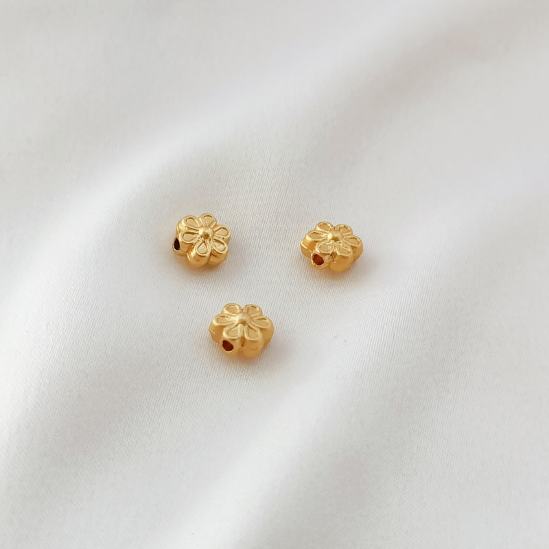 Bộ 10 Hạt Làm Trang Sức Hình Bánh Răng Nhiều Màu Sắc