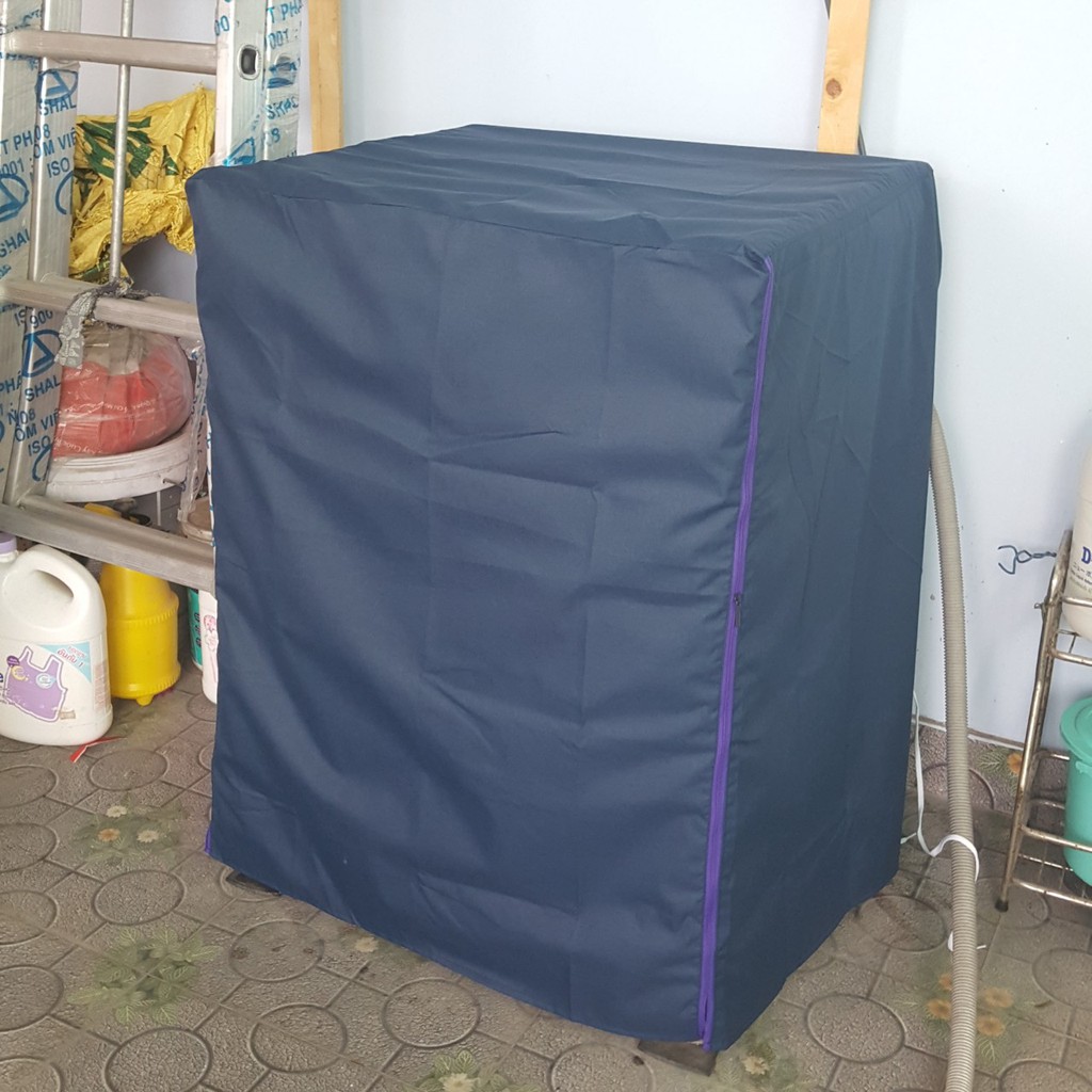 Áo Trùm Máy Giặt Nội Địa Nhật Cửa Trước Vải Dù Siêu Bền Chống Mưa Nắng Nóng Từ 7kg đến 14kg