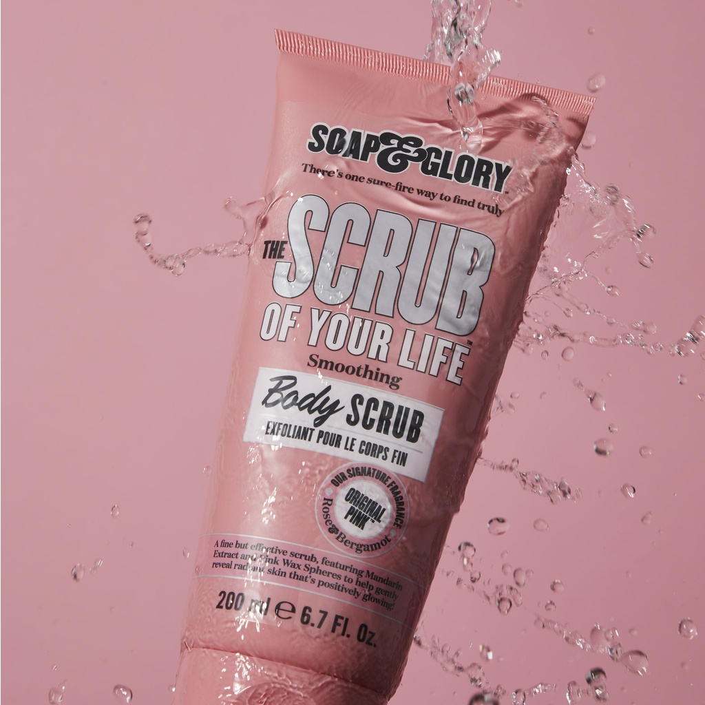 [mẫu mới] Gel tắm tẩy da chết Soap &amp; Glory THE SCRUB OF YOUR LIFE™ 200ml