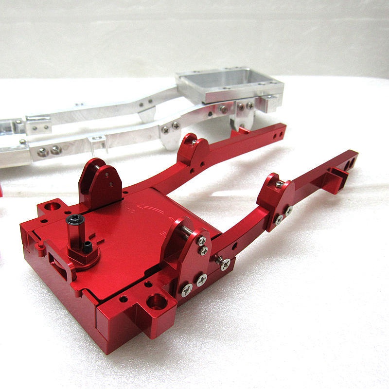 Khung gầm kim loại CNC D12 cho xe điều khiển từ xa WPL D12 1/10 chất lượng cao