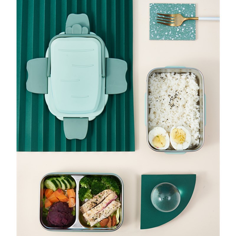 Hộp đựng cơm văn phòng 2 tầng 3 ngăn nhẹ nhàng chắc chắn an toàn cao cấp AD25[sale9] | BigBuy360 - bigbuy360.vn