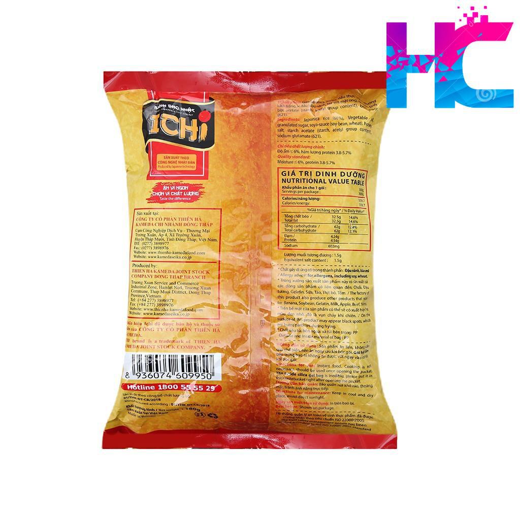 Bánh gạo Nhật vị Shouyu mật ong Ichi gói 180g
