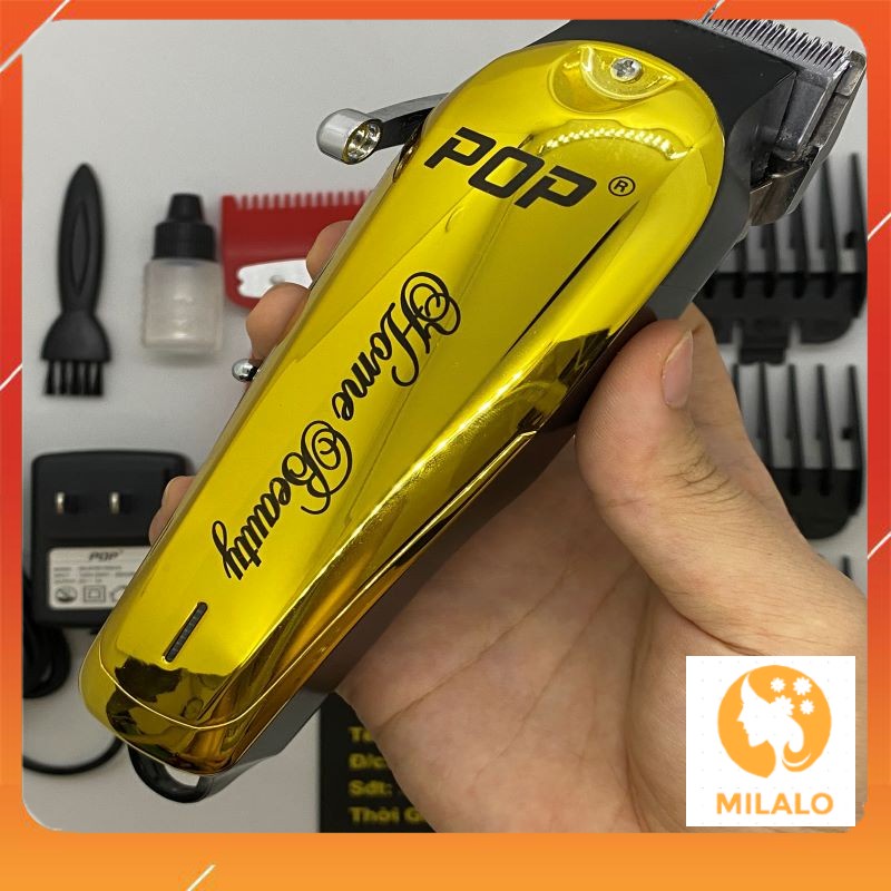 Tông đơ cao cấp cắt tóc nam giá rẻ POP P36 màu vàng đen công suất 10w - MILALO