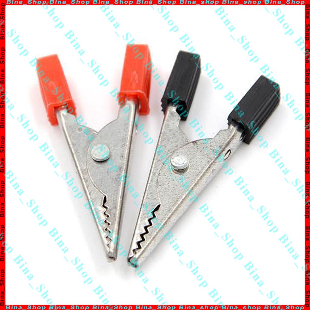 [1 cái] Đầu kẹp cá sấu 28mm/42mm, đầu kẹp ắc quy màu đỏ/đen (tự chọn)
