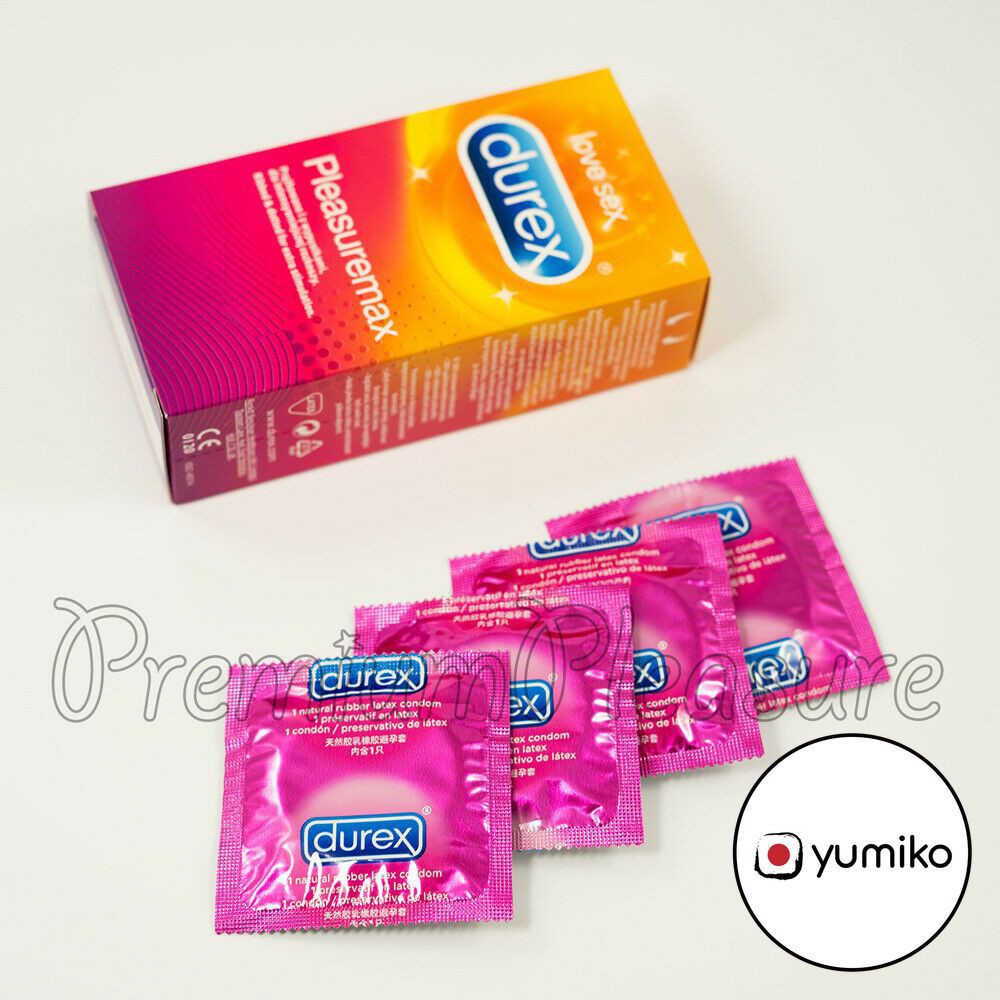 Bao Cao Su DUREX PLEASUREMAX - 56mm Gân Gai Kéo Dài Cuộc Yêu - Hộp 12c