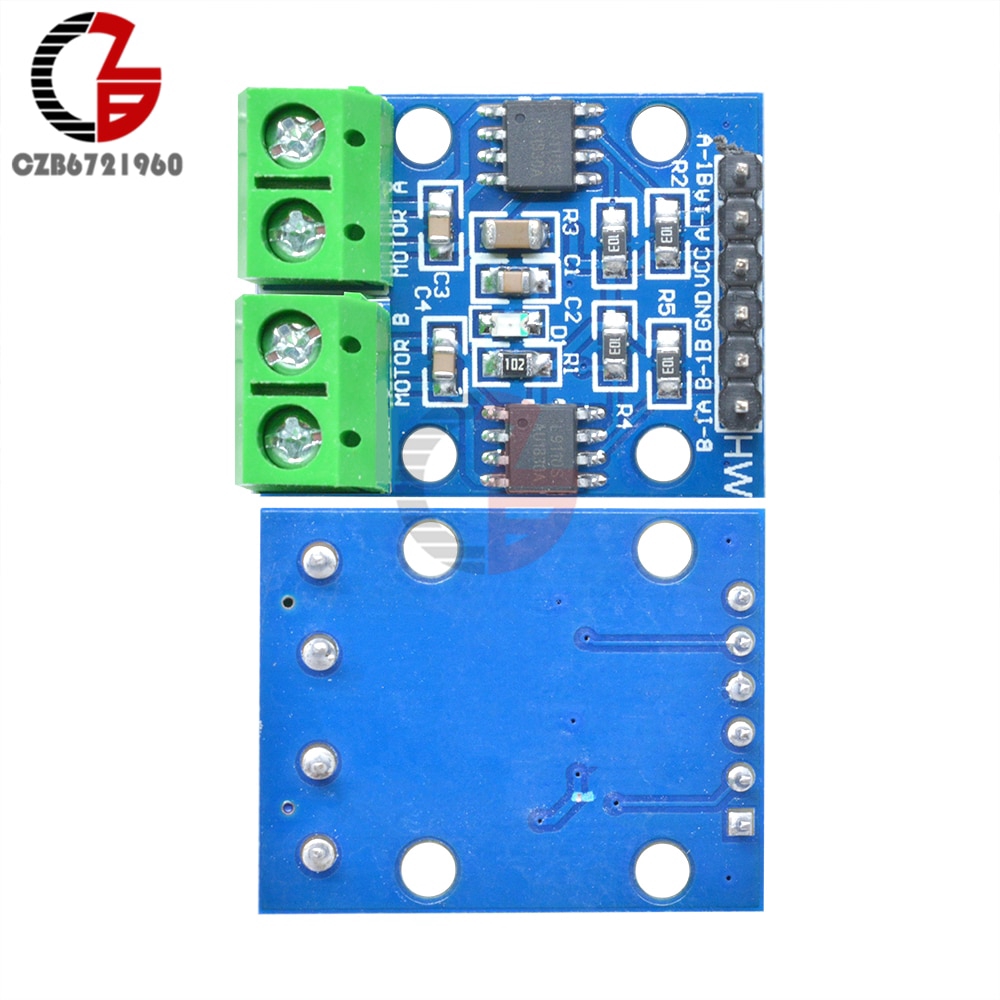 2.5V-12V 2CH L9110S H-bridge Stepper Motor Driver Controller Board Dual Channel L9110 DC Motor Drive Control Module for Arduino